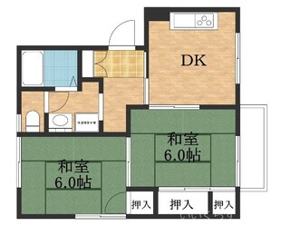 ラフォーレ２１の物件間取画像